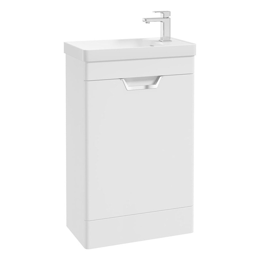 FREYA Floorstanding Single Door Cloakroom Vanity Unit