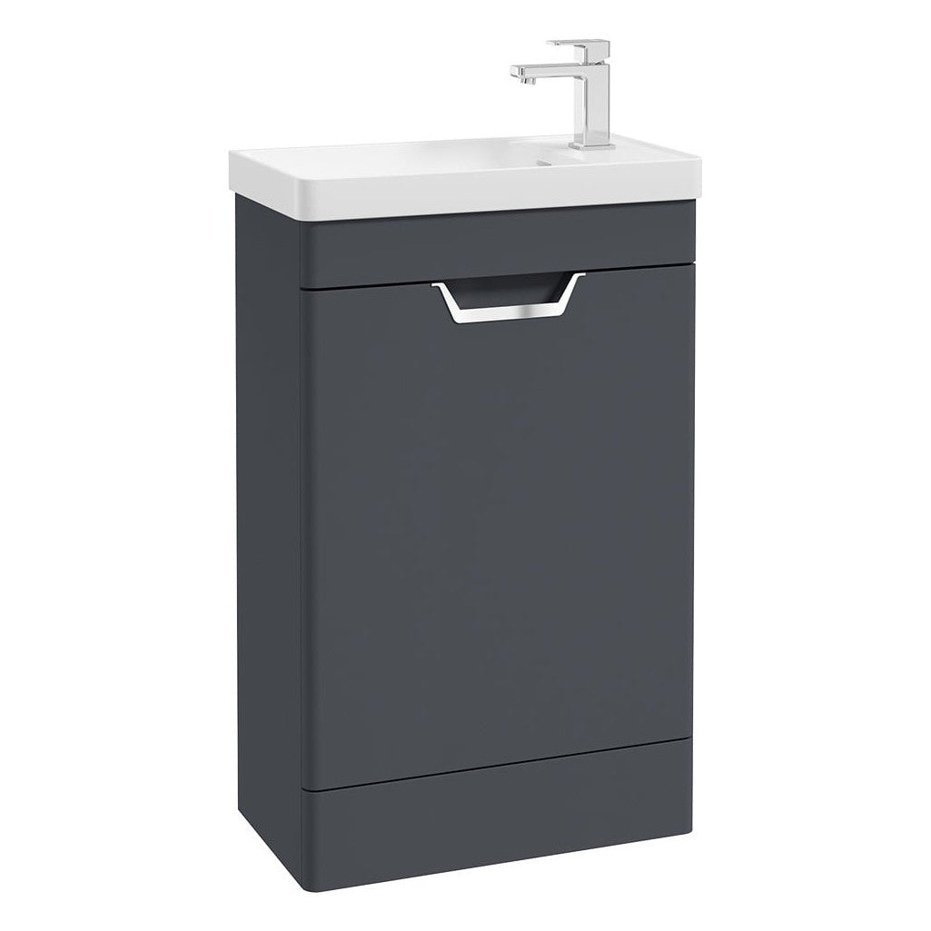 FREYA Floorstanding Single Door Cloakroom Vanity Unit