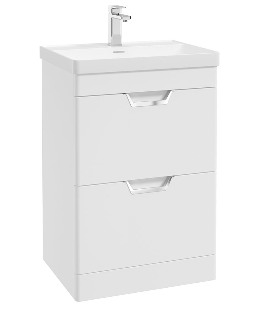 FREYA Floorstanding Two Drawer Vanity Unit