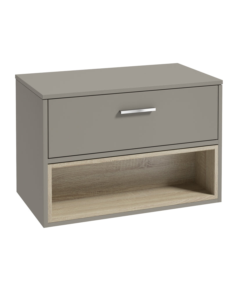 MALMO Wall Hung Single Drawer Countertop Vanity Unit
