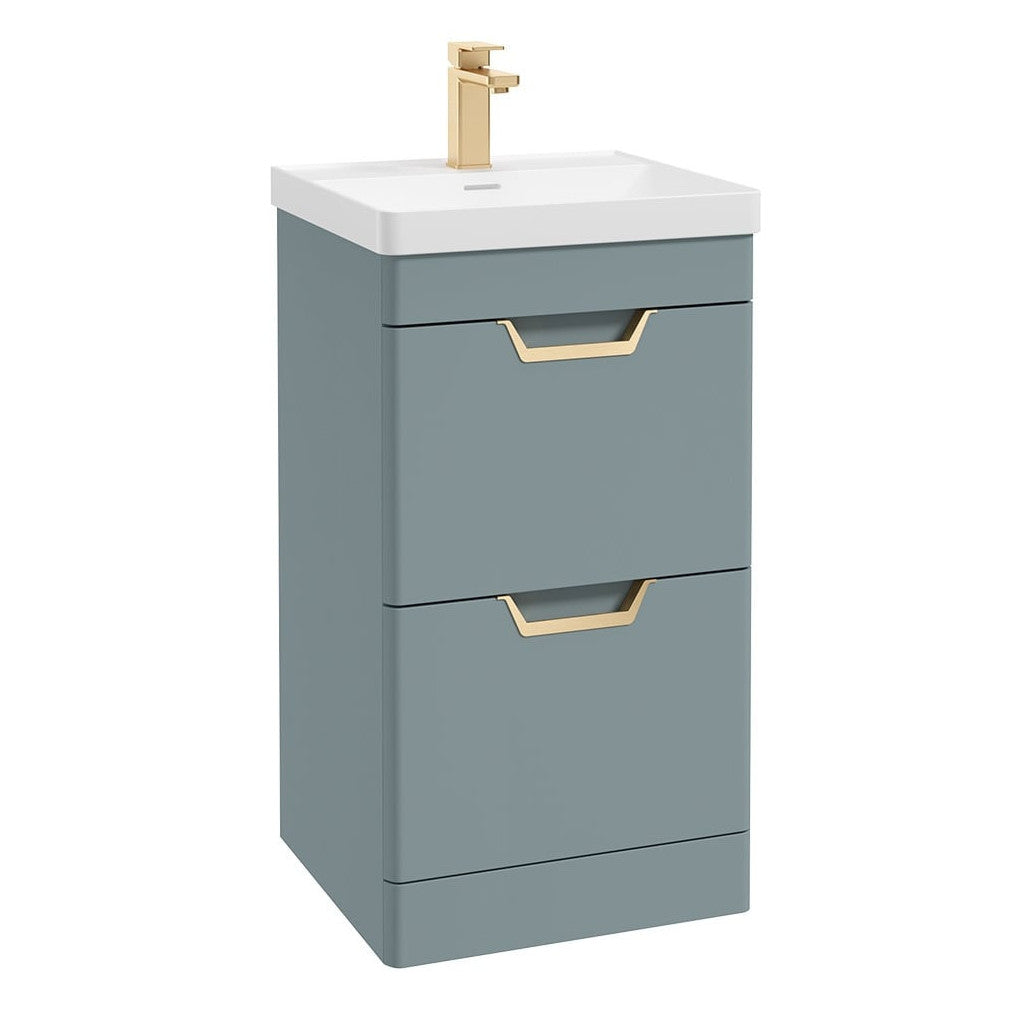 FREYA Floorstanding Two Drawer Vanity Unit