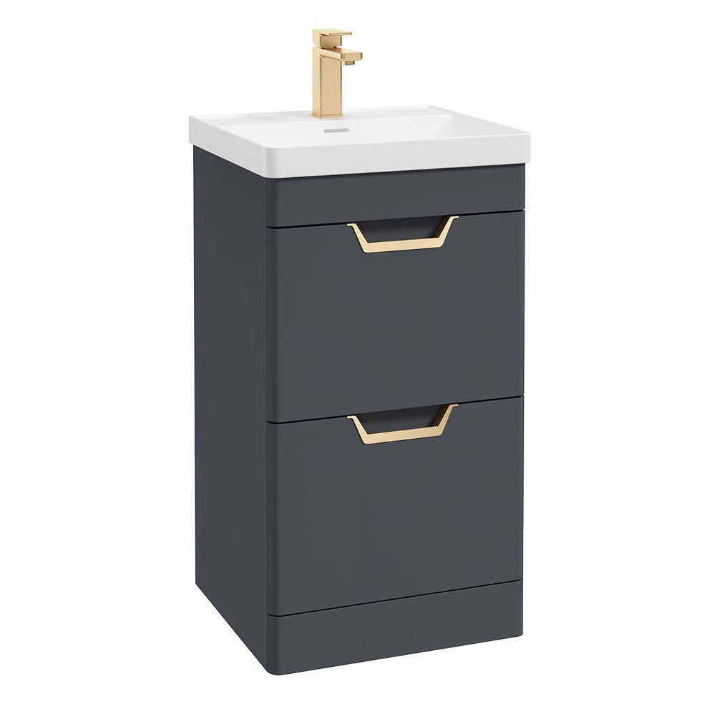 FREYA Floorstanding Two Drawer Vanity Unit