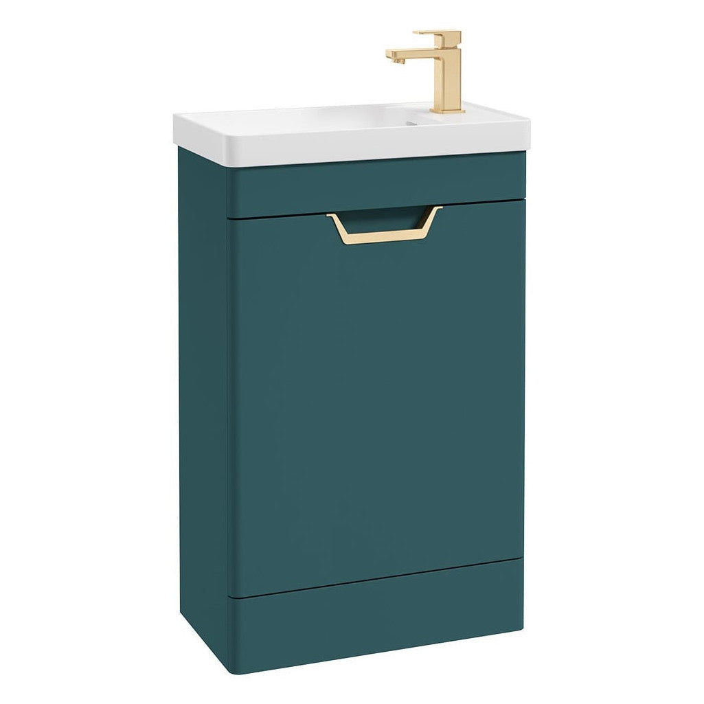 FREYA Floor Standing Single Door Cloakroom Vanity Unit