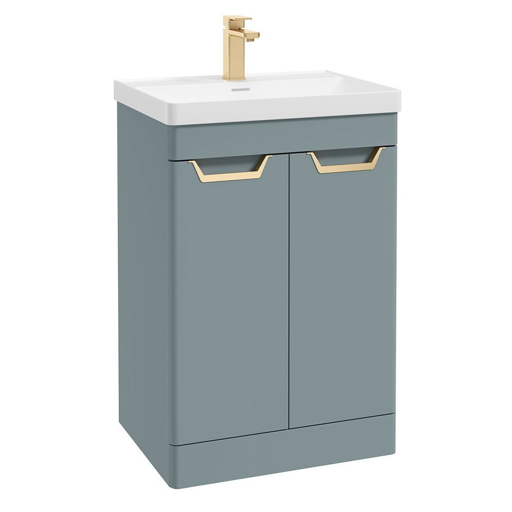 FREYA Floorstanding Two Door Vanity Unit