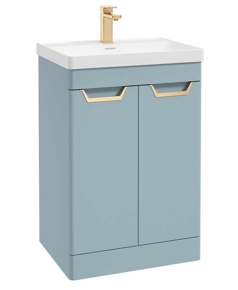 FREYA Floorstanding Two Door Vanity Unit