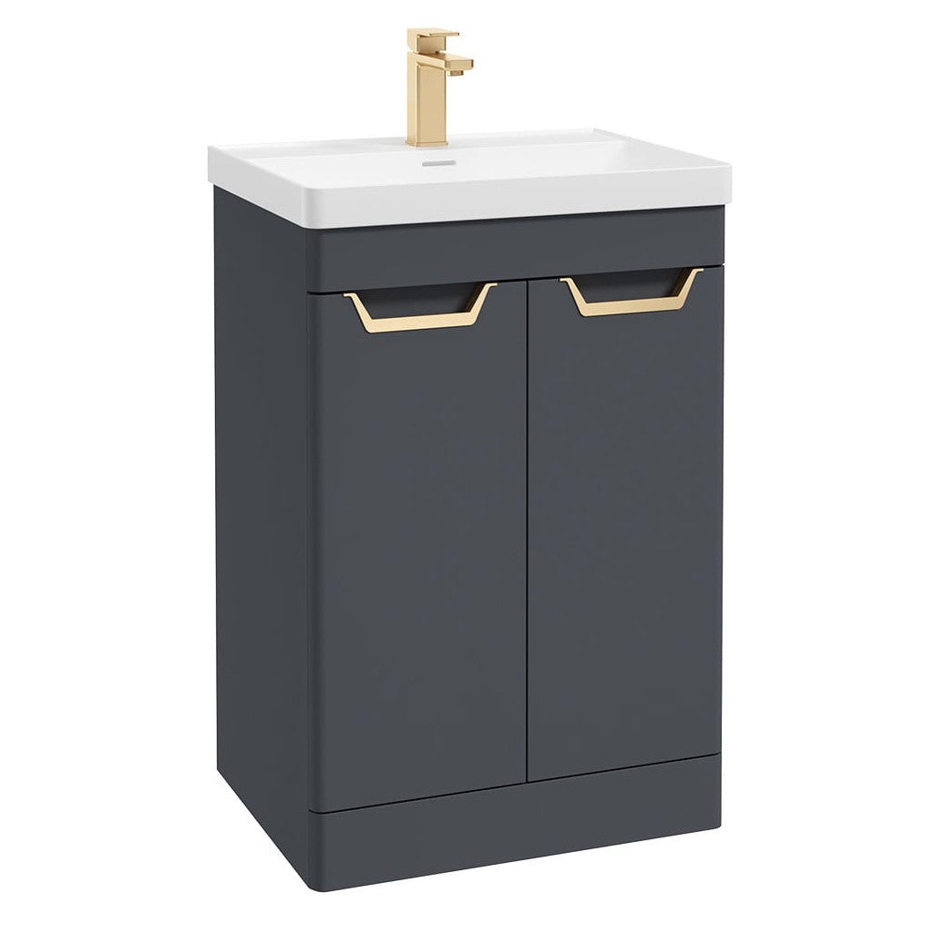 FREYA Floorstanding Two Door Vanity Unit