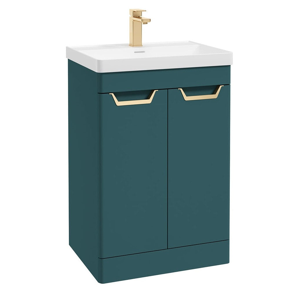 FREYA Floorstanding Two Door Vanity Unit