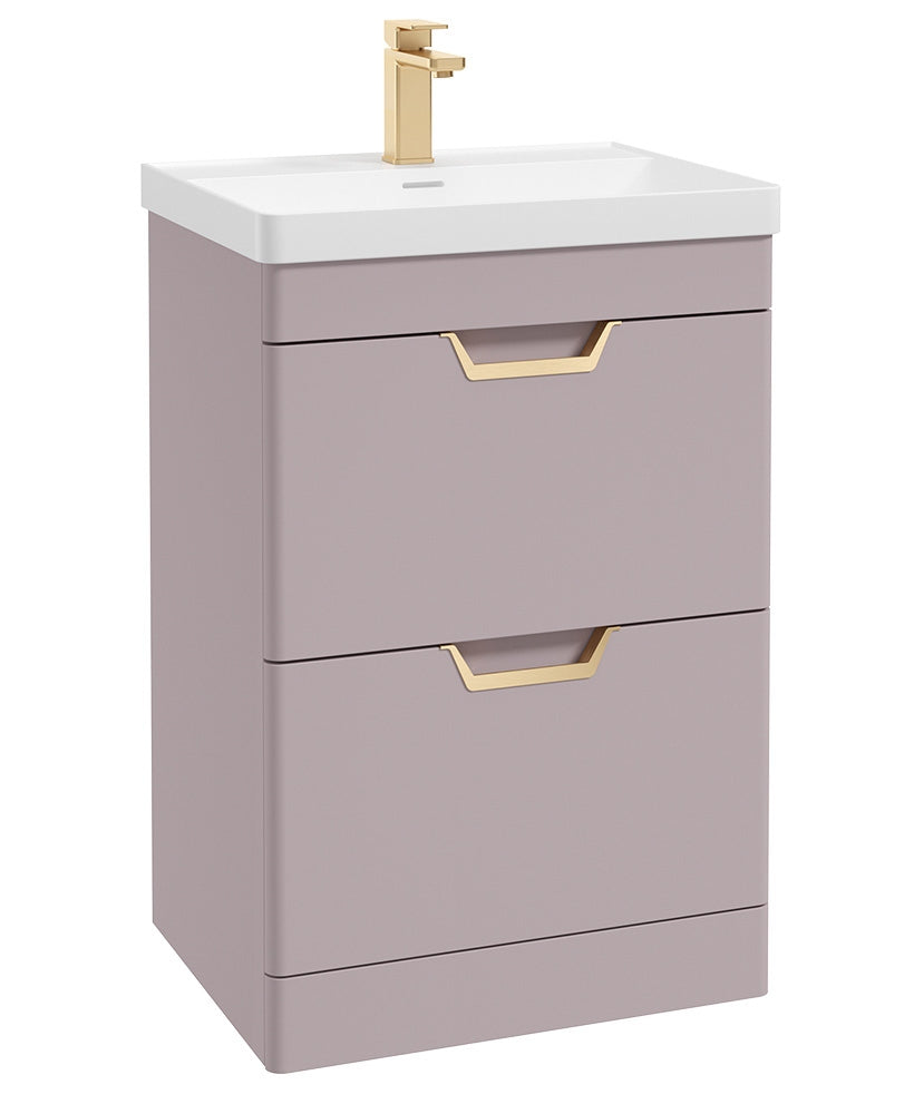 FREYA Floorstanding Two Drawer Vanity Unit