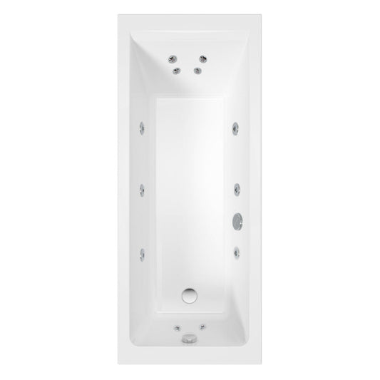 CUBO Single Ended 12 Jet Whirlpool Bath