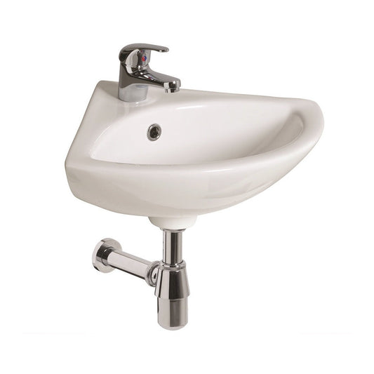 STRATA 1 Tap Hole Corner Wash Basin