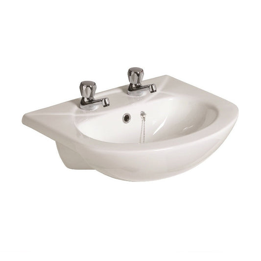 STRATA 2 Tap Hole Semi Recessed Wash Basin