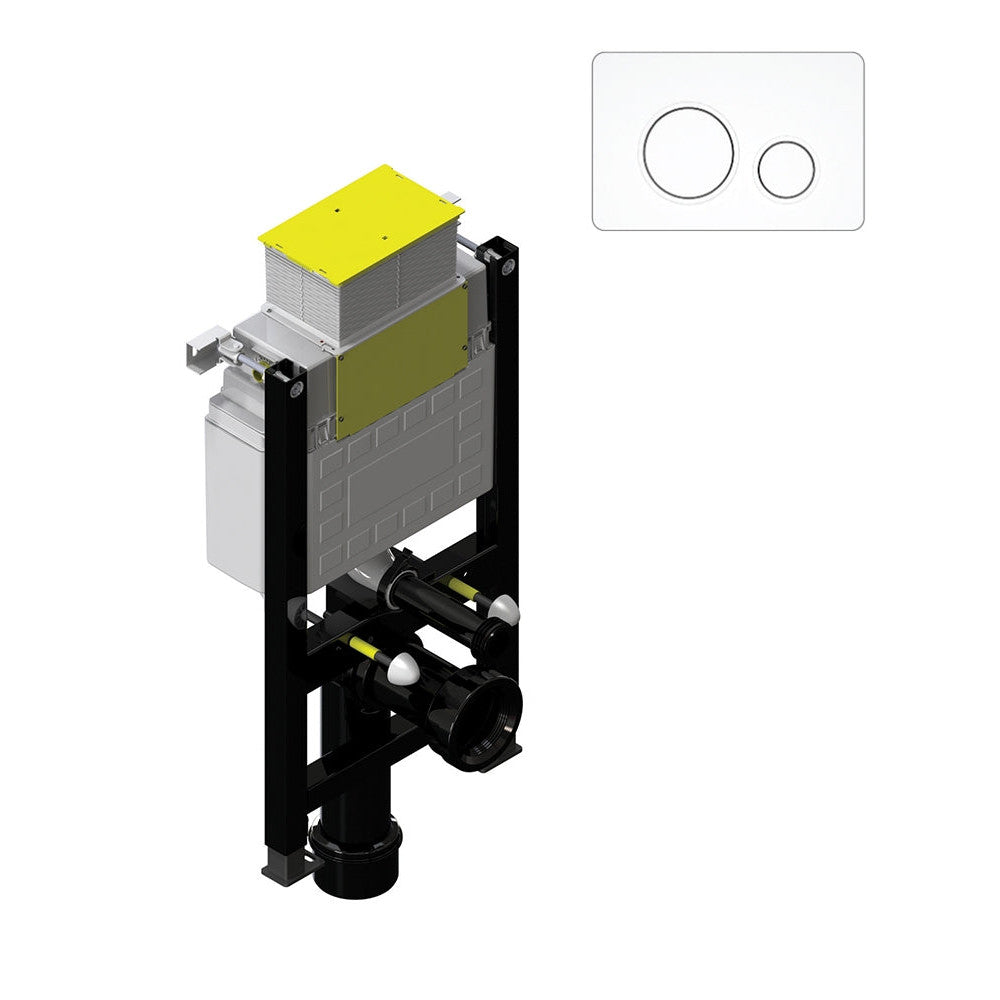 Small Fastfix Frame for Wall Hung WC Circle Fascia Plate