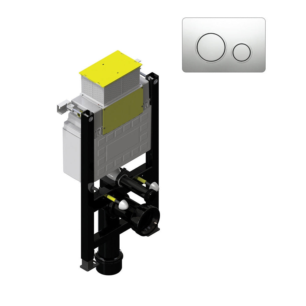Small Fastfix Frame for Wall Hung WC Circle Fascia Plate