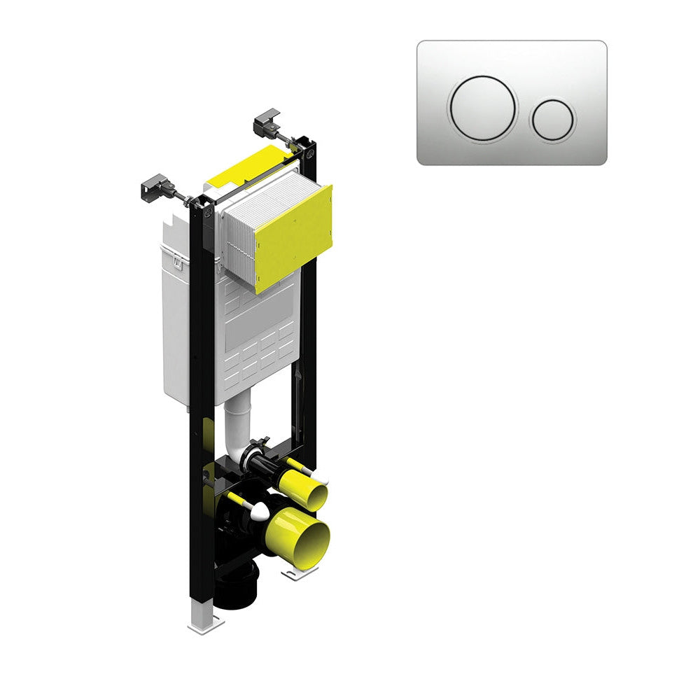 Large Fastfix High Frame for Wall Hung WC Circle Fascia Plate