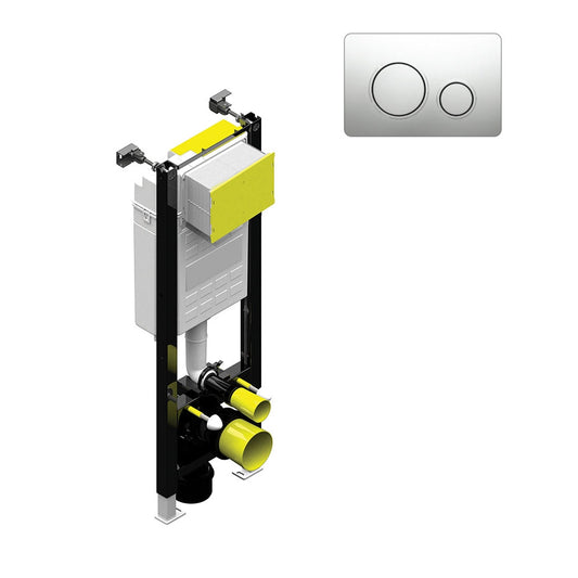 Large Fastfix High Frame for Wall Hung WC Circle Fascia Plate
