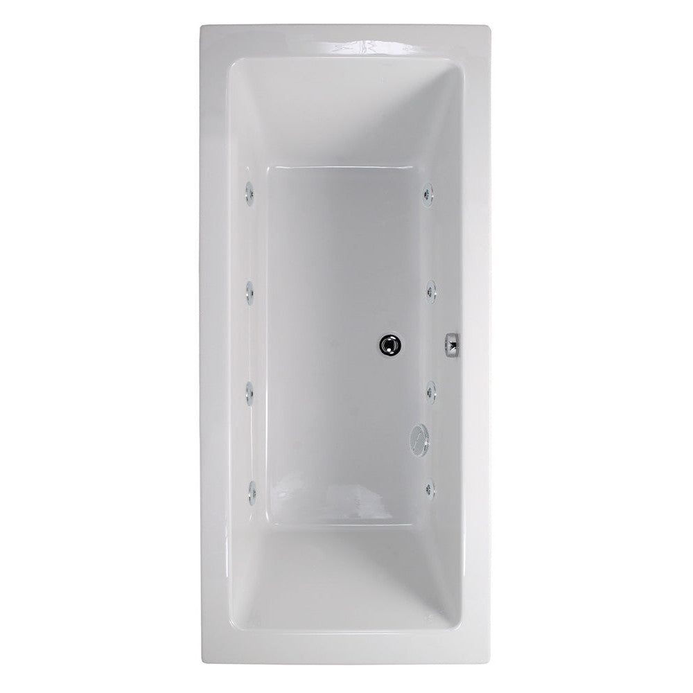 PACIFIC Double Ended 8 Jet Whirlpool Bath