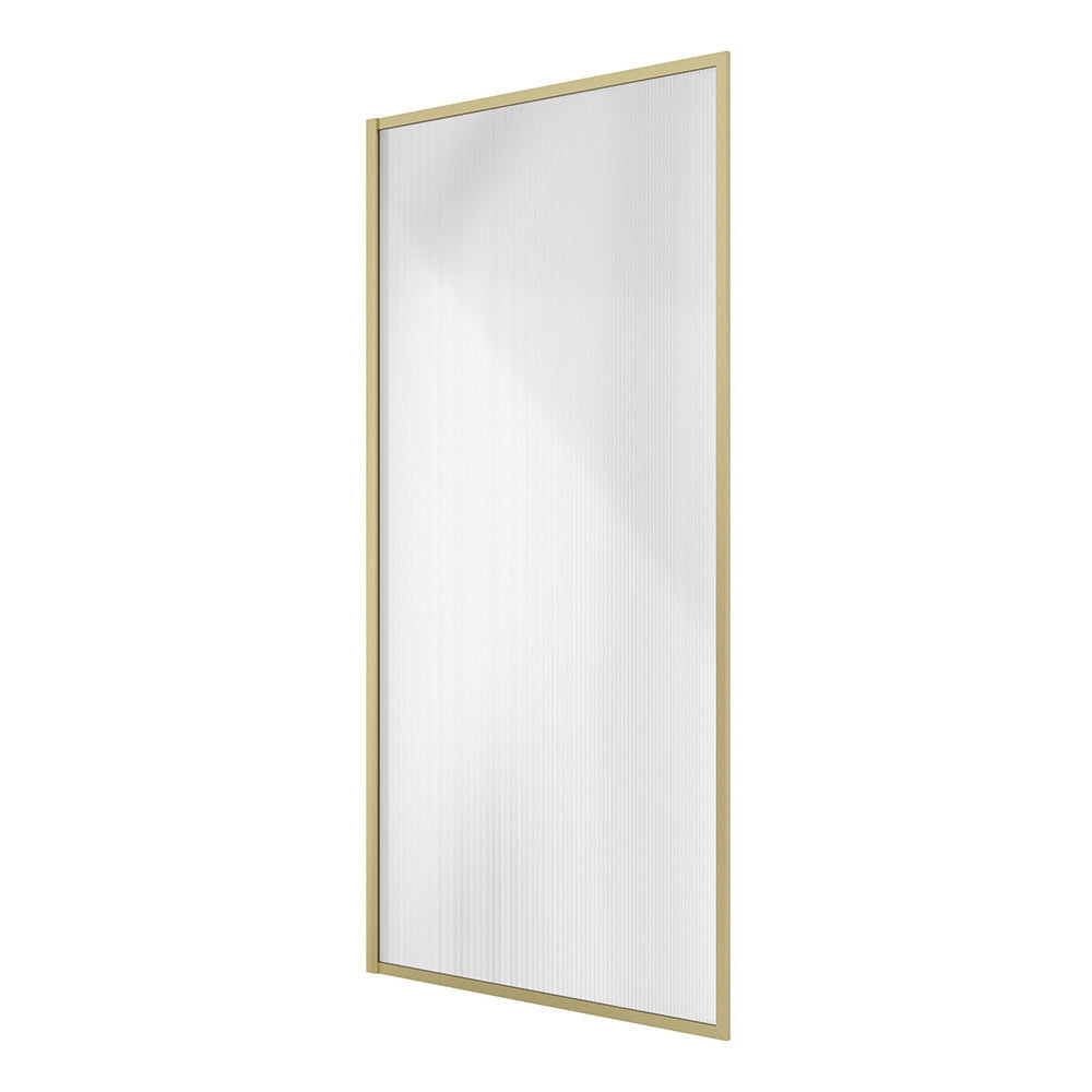MIRAGE Frame with Fluted Glass Bath Screen