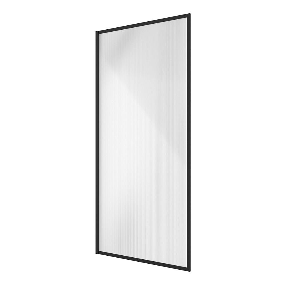 MIRAGE Frame with Fluted Glass Bath Screen