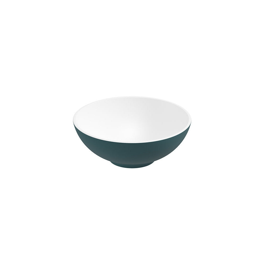 SKAL Round Wash Basin White & Waste