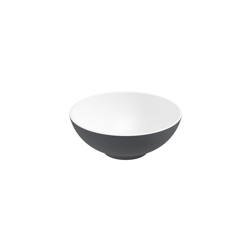 SKAL Round Wash Basin White & Waste