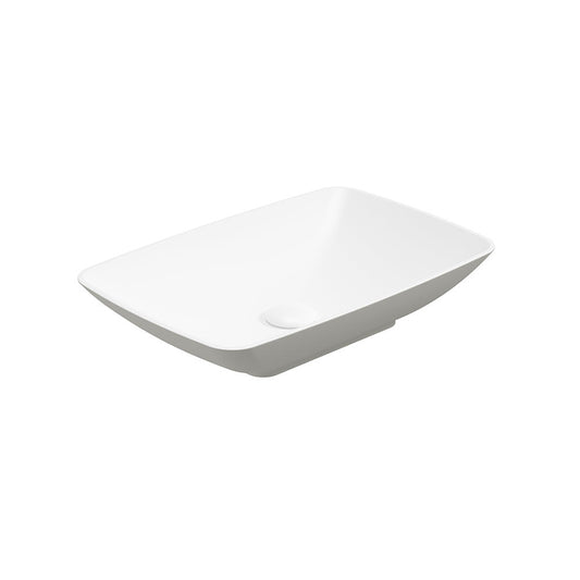 SKAL Rectangle Wash Basin White & Waste
