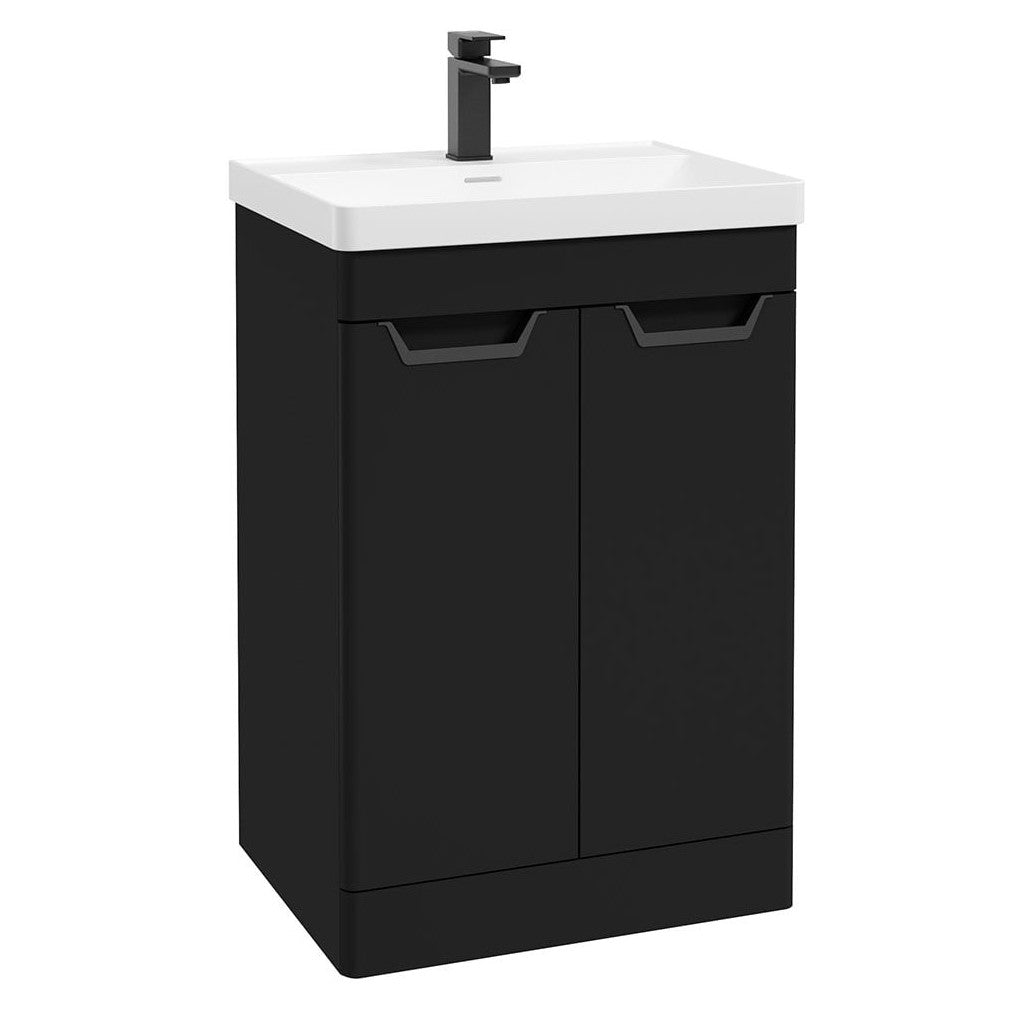 FREYA Floorstanding Two Door Vanity Unit