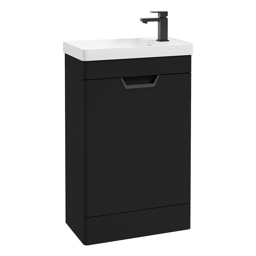 FREYA Floorstanding Single Door Cloakroom Vanity Unit