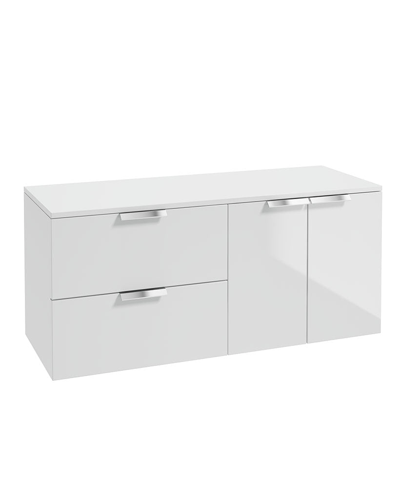 STOCKHOLM Wall Hung Two Drawer/Two Door Countertop Vanity Unit