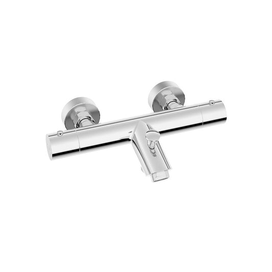 FORM Thermostatic Wall Mounted Bath Shower Mixer & Fast Fix Kit