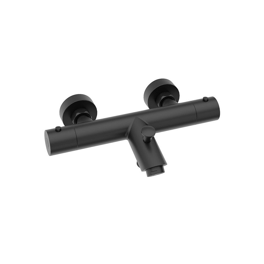 FORM Thermostatic Wall Mounted Bath Shower Mixer & Fast Fix Kit