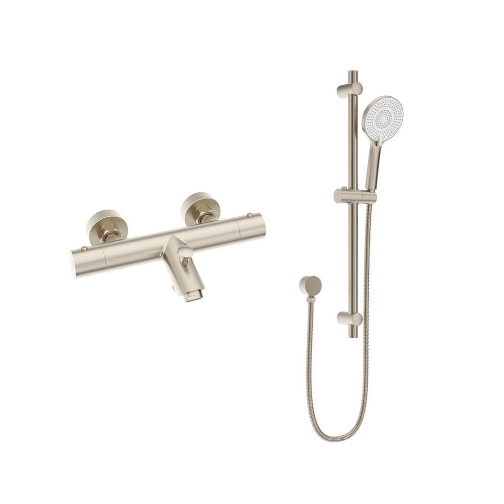 FORM Thermostatic Bath Shower Mixer & Alita Slide Rail Kit