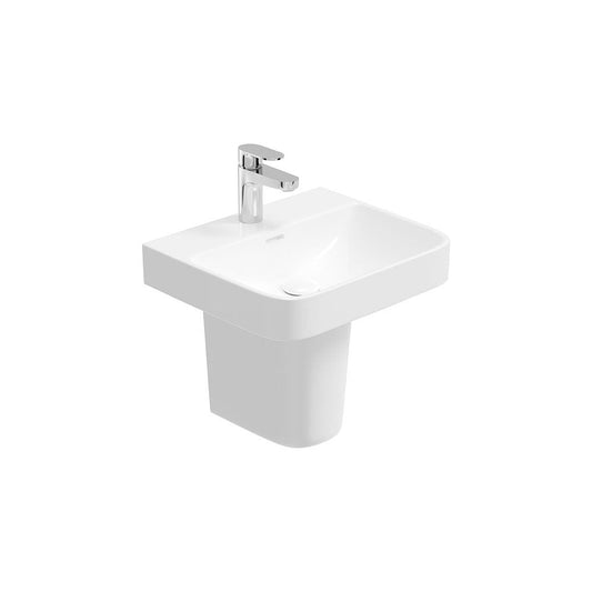 HORIZON Square 1 Tap Hole Wash Basin & Semi Pedestal