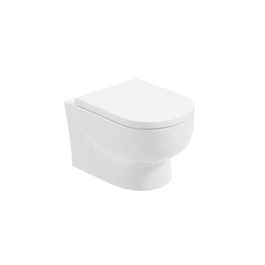 VIA Rimless Wall Hung WC & Delta Soft Close Seat