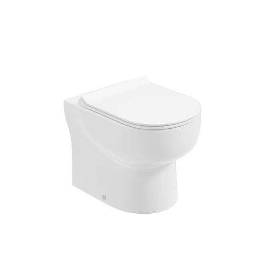 VIA Rimless Back To Wall WC & Sequence Slim Soft Close Seat