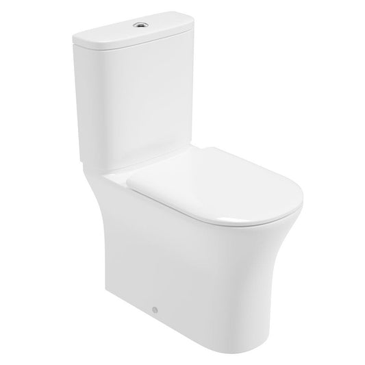 PEÑA Rimless Fully Shrouded Comfort Height Close Coupled WC & Delta Soft Close Seat