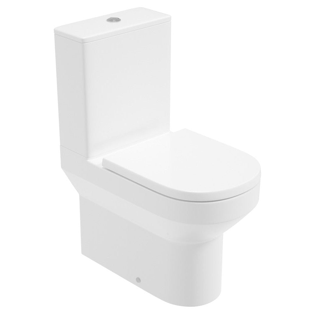 Base Rimless Fully Shrouded WC & Soft Close Seat Seat