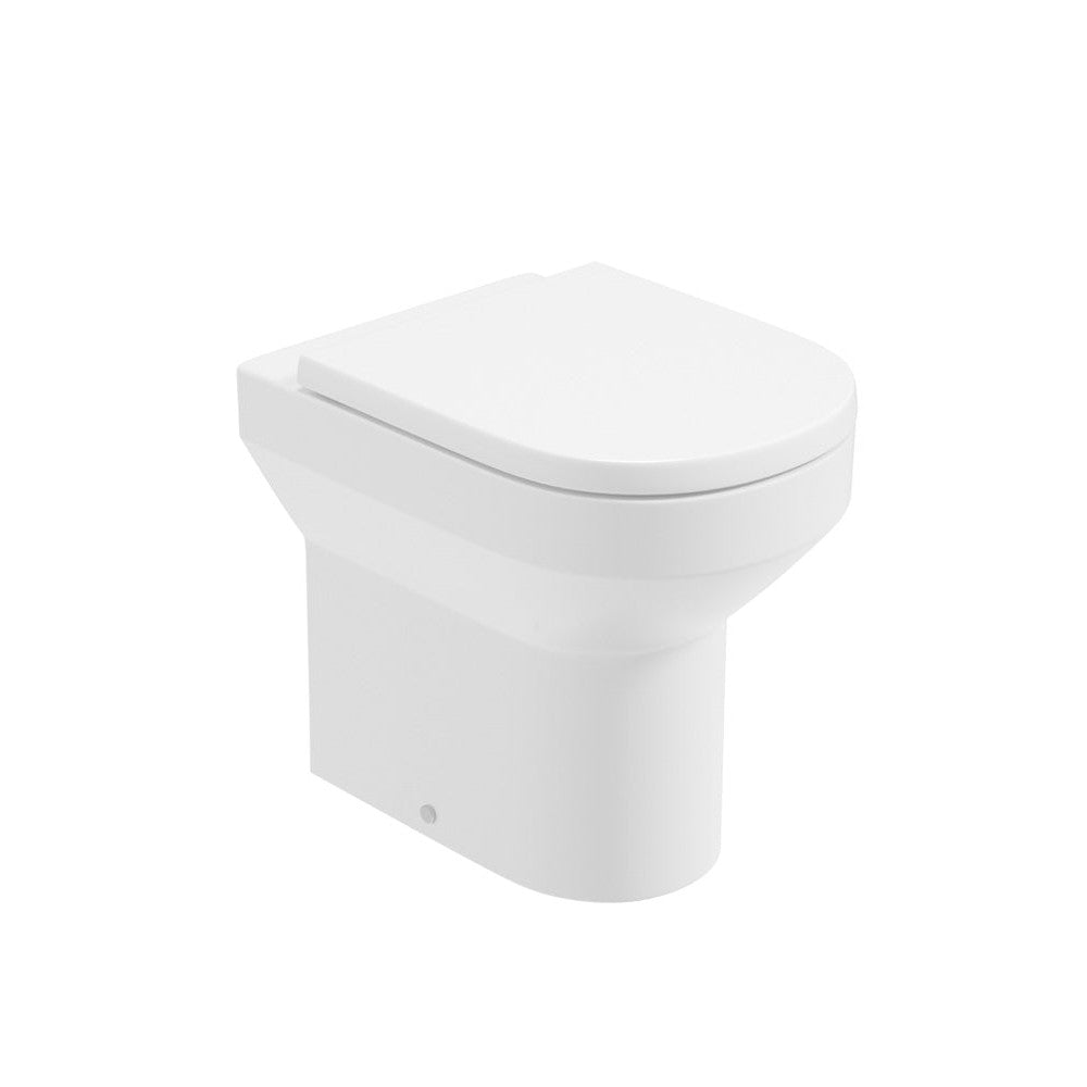 Base Rimless Comfort Height Back to Wall WC & Soft Close Seat Seat