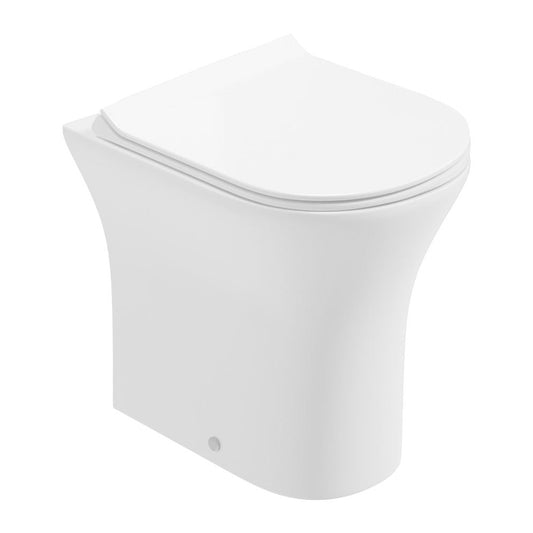 PEÑA Rimless Comfort Height Back to Wall WC & Sequence Slim Soft Close Seat