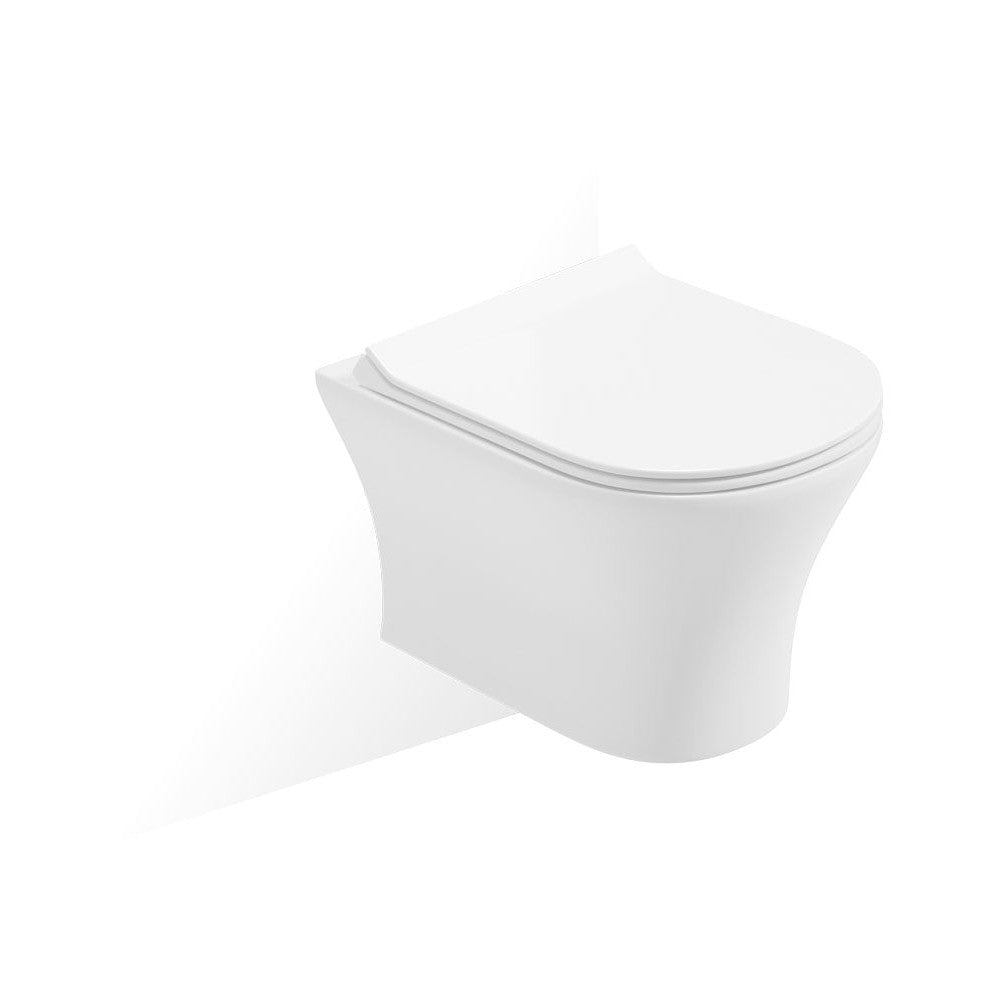 PEÑA Rimless Wall Hung WC & Sequence Slim Soft Close Seat