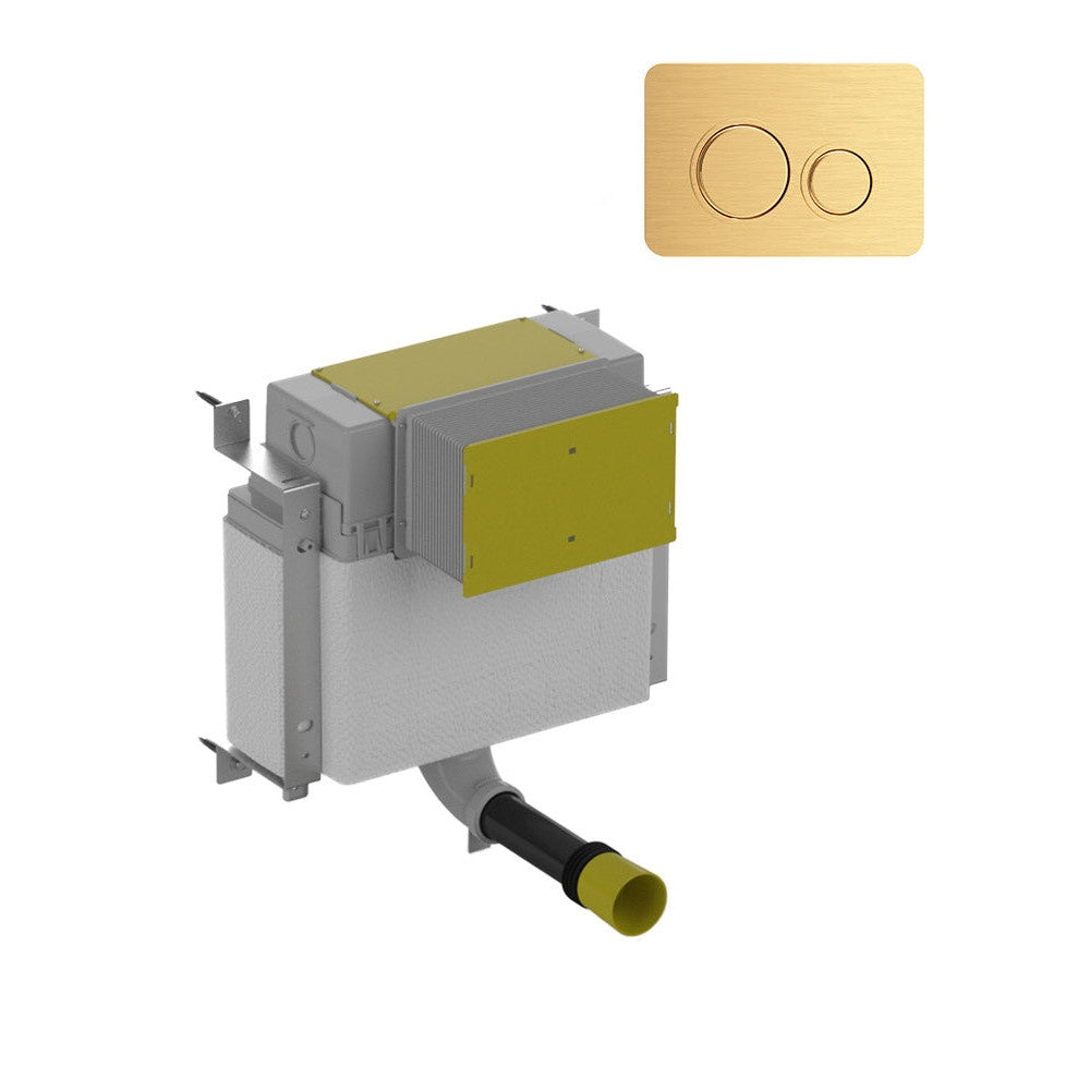 Concealed Cistern for Back to Wall WC Circle Fascia Plate