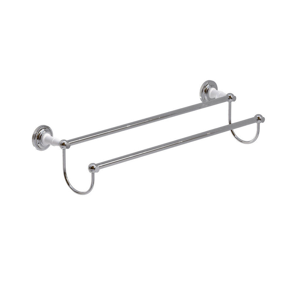 WESTBURY Traditional Double Towel Rail Chrome