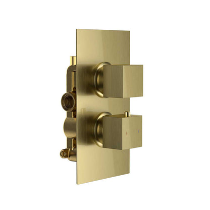 Square  Twin Single Outlet