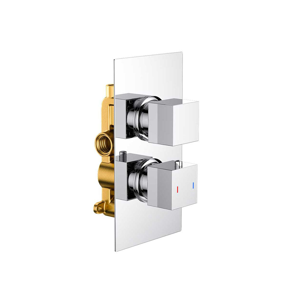 Square  Twin Single Outlet