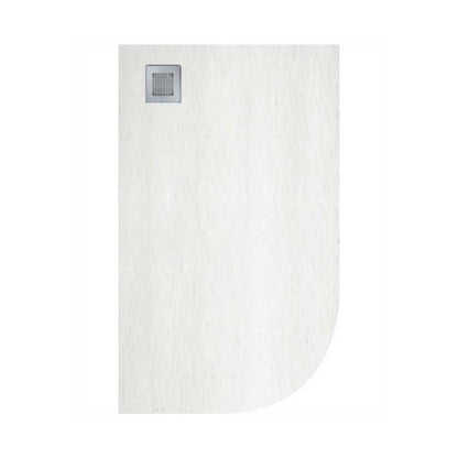 SLATE Left Hand Offset Quadrant Shower Tray & Waste