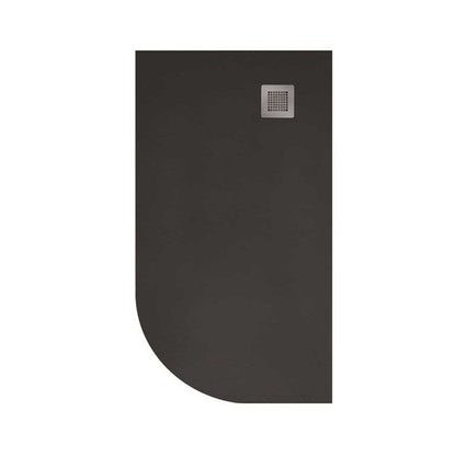SLATE Right Hand Offset Quadrant Shower Tray & Waste