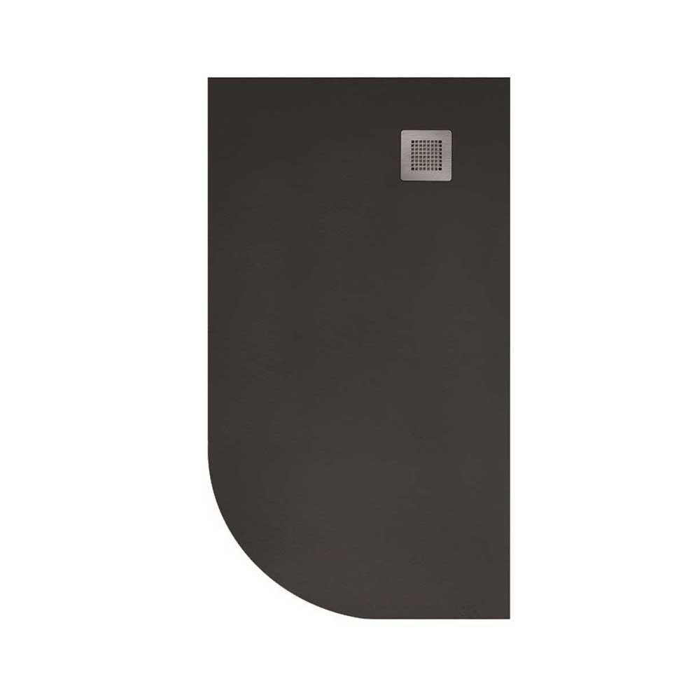 SLATE Right Hand Offset Quadrant Shower Tray & Waste