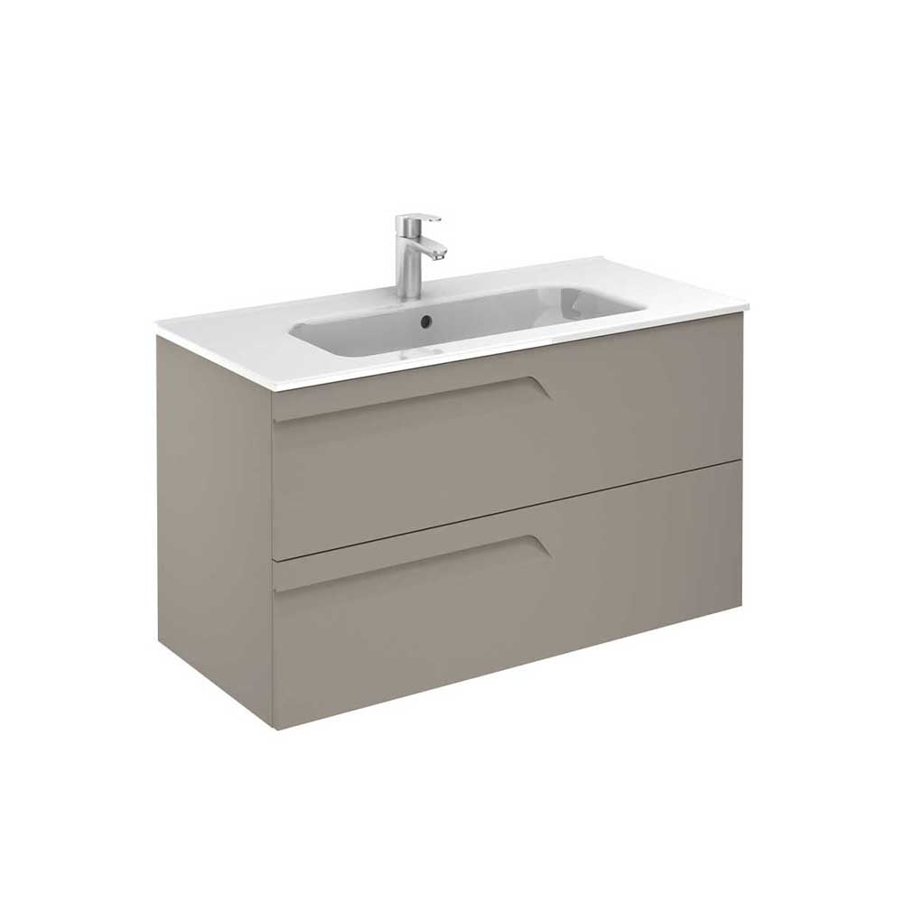 BRAVA Wall Hung Two Drawer Vanity Unit