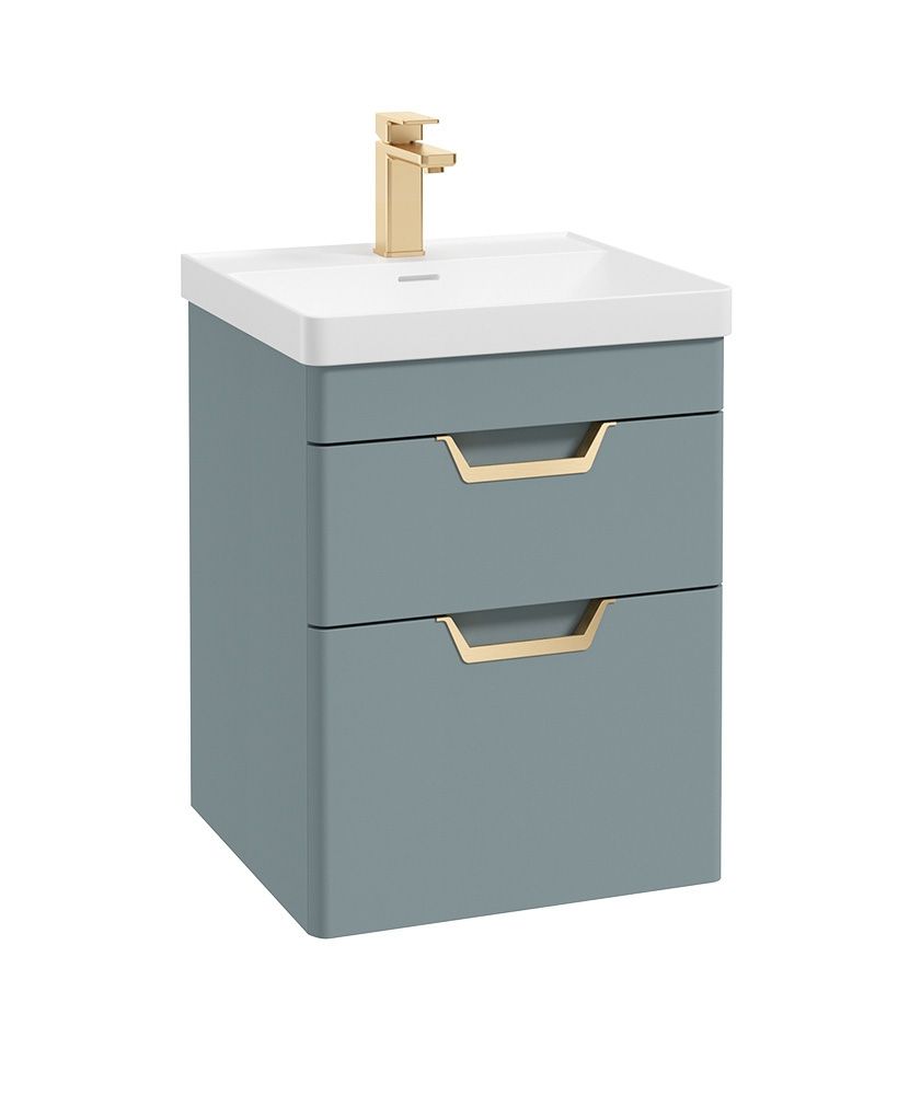FREYA Wall Hung Two Drawer Vanity Unit & Basin