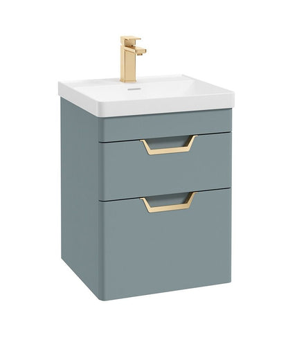 FREYA Wall Hung Two Drawer Vanity Unit & Basin