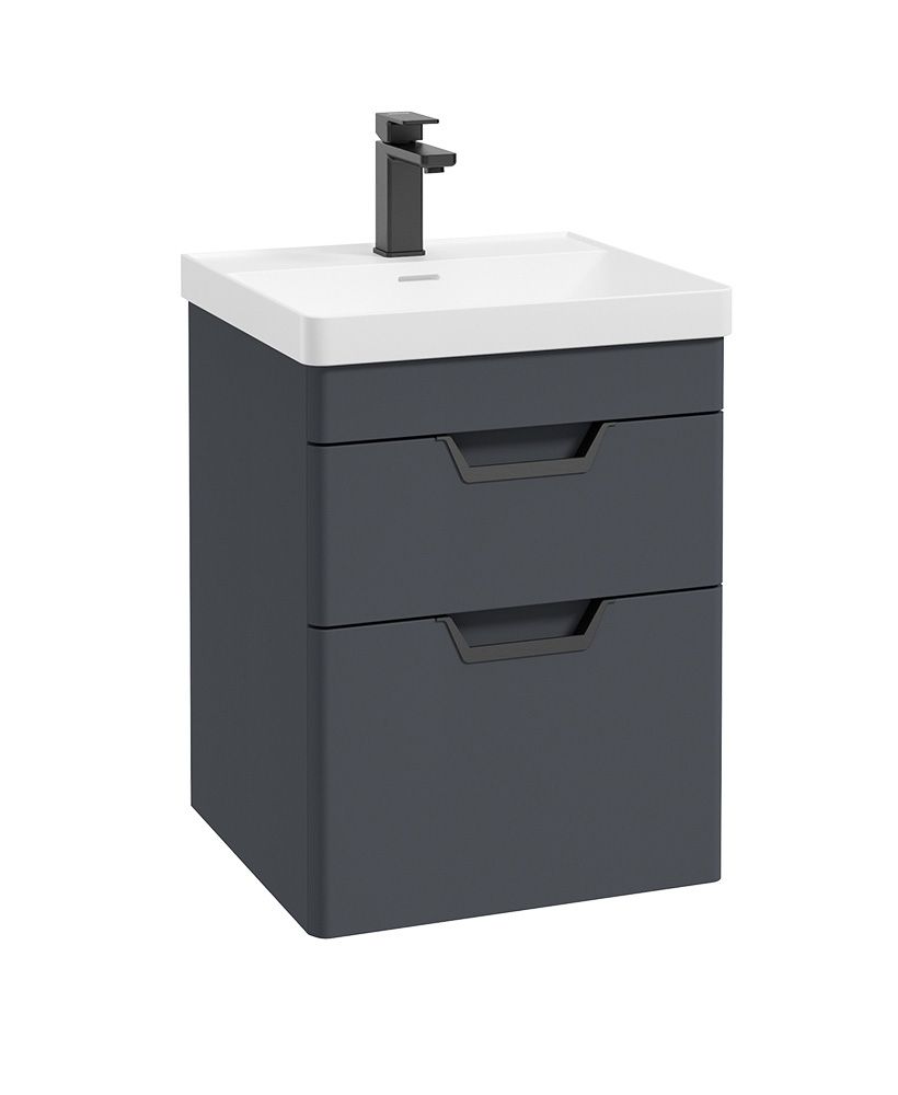 FREYA Wall Hung Two Drawer Vanity Unit & Basin